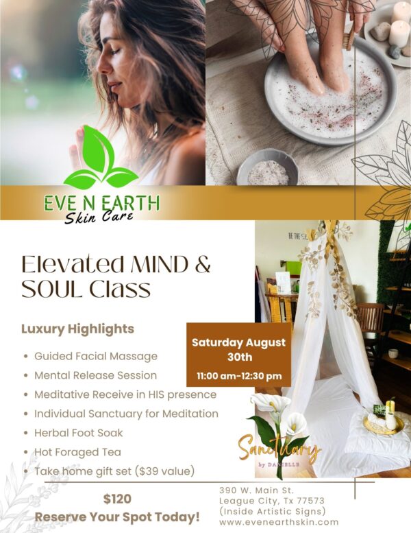 New ELEVATED MIND & SOUL Class